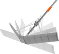 Snow Roof Rake w 16ft Pole, Easy Snow Removal from Roof, Prevents Ice Dams, Quick Assembly, 36 Inches Wide, 21 Foot Reach, Designed in The USA