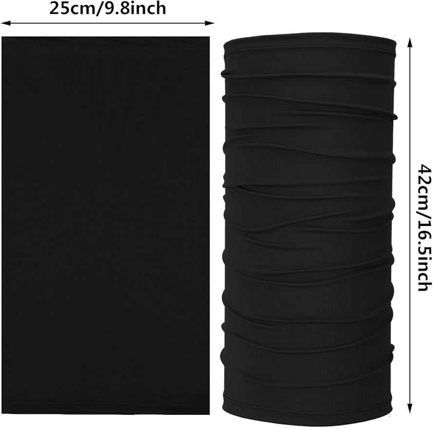 Geyoga Neck Gaiter Bandana Face Mask Summer UV Protection Cooling Breathable Face Mask Neck Scarf Balaclava for Men Women