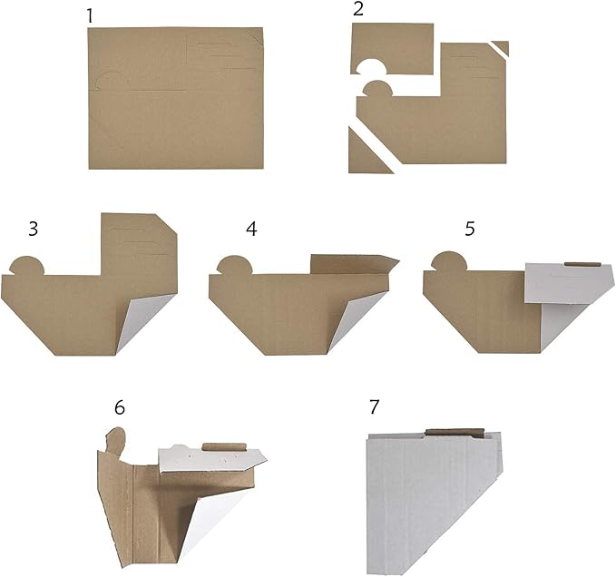 Golden State Art, 120 Pack Adjustable Cardboard Corner Protectors, Fits 1", 1.5" and 2.1" Frames, Edge Protectors for Shipping Paintings, Picture Frame, Packing Item Edge Protection
