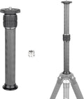INNOREL ER322C Universal Carbon Fiber Tripod Center Column Extension Pole - 10 Layers, 32.5mm Tube, 55lbs Max Load, Black, Compatible with DSLR Camera, Tripod & Monopod