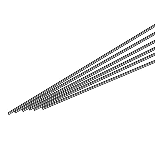 MECCANIXITY Carbon Fiber Rod, 2mm x 300mm for RC Plane DIY Tool Wing Tube Quadcopter Arm, Pack of 20
