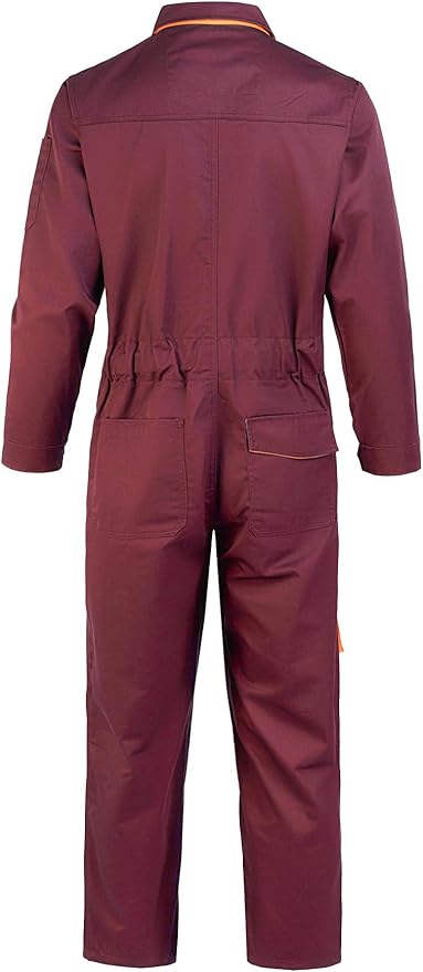 Men's Coveralls Mechanic Work Jumpsuit Multi Pockets Overalls Long Sleeve Workwear Coverall