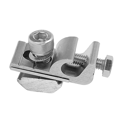 10Pcs Solar Mounting System Grounding Clip Lug Bracket Clamps Photovoltaic Support Parts