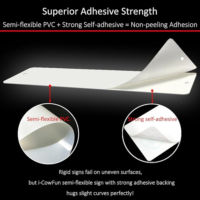 (4 Pack) Self-adhesive Fire Extinguisher Sign, 12" x 4" Durable Plastic Fire Extinguisher Sticker for Business and Home Use, Indoor, Outdoor, 20 Mil Thick PVC Safety Signs, Weather-resistant, No Fade, Easy to Install