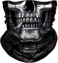JOEYOUNG Skull Face Mask UV Sun Dust Neck Gaiter Bandana Headwear Motorcycle