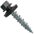 Metal Roofing Screws: (250) 10 x 1 Dark Bronze Hex Head Sheet Metal Roof Screw. Self Starting Metal to Wood siding Screws. EPDM Washer. Colored Head