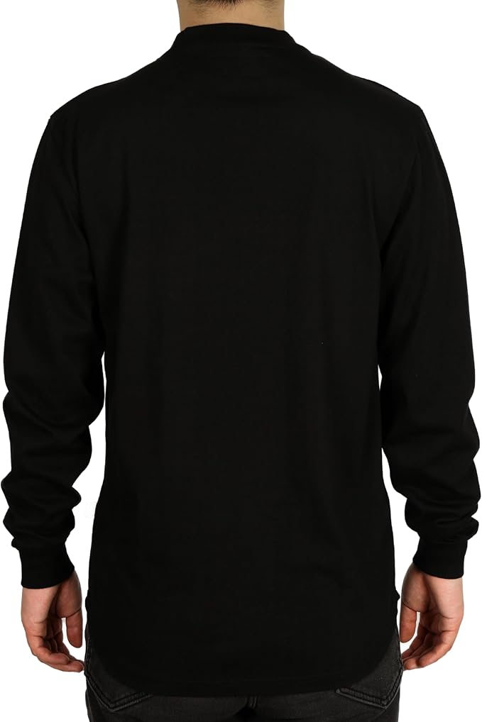 BOCOMAL FR Shirts 6oz Lightweight Flame Resistant Long Sleeve Henley Shirt Fire Retardant Workwear NFPA2112 CAT2