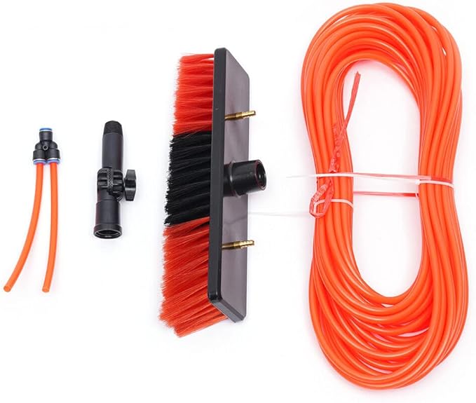 Water Fed Pole Kit, Lightweight 26 Feet Pole - Window Cleaner Window Glass Solar Panel Cleaning System Washing Equipment Tool Solution