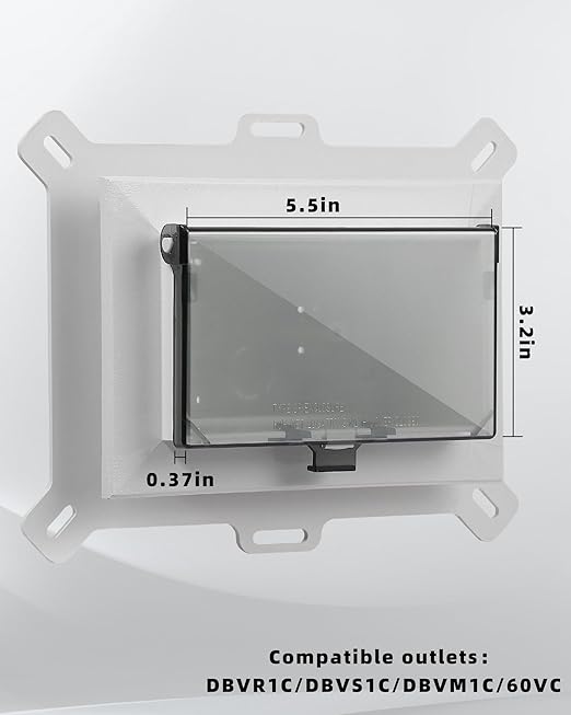 Electrical Box Replacement Cover, DBHW-1 Extra Duty Replacement for All-Weather Use, Type 3r Enclosure Cover for Wet Locations Can be adapted to DBHS1W/DBHR1W/DBHM1W/DBHR141W Improve Electricity (3)