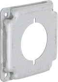 Hubbell-Raco 810C 30-50A Receptacle 2.141-Inch Diameter 4-Inch Square Exposed Work Cover , Gray