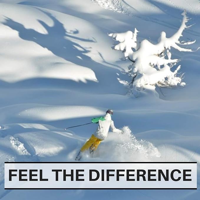 Zipline Lollipop 14.0 Graphite Carbon Composite Ski Poles – Lightweight, Durable, All-Mountain – Ergonomic Grip, Vibration Dampening, Ideal for Groomers and Freestyle. Choice of Skiers