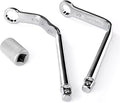DURATECH Pro Distributor Clamp Wrench Set, SAE, 2-Piece, 1/2" & 9/16", 12 Point