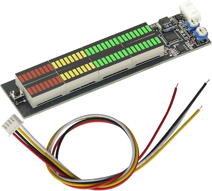 Audio Level Indicator Stereo Music Spectrum LED Light Amplifier VU Meter for Car MP3 Player Light Atmosphere Lamps
