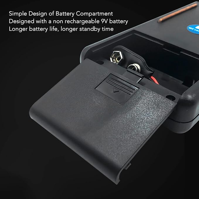 Digital Static Electricity Tester - Precise Measuring Instrument Electrostatic Analyzer Self Calibration Resistivity Tester