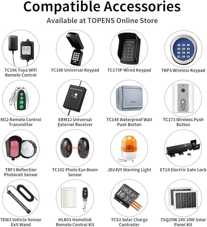 TOPENS TCS3 Solar Charge Controller Waterproof Solar Panel Battery Regulator for Solar Automatic Gate Opener, Boat, Yacht, RV, Caravan, Golf Car, Street Lamp, Garden Light and Farm Equipment