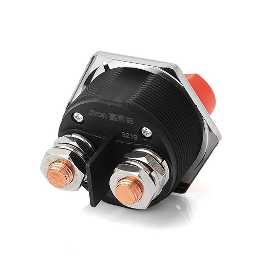 Battery Switch Jtron MAX 12-32V DC 300A Cont 450A INT Battery Power Cut Master Switch Disconnect Isolator for Car Vehicle RV and Boat (ON-OFF/300A).
