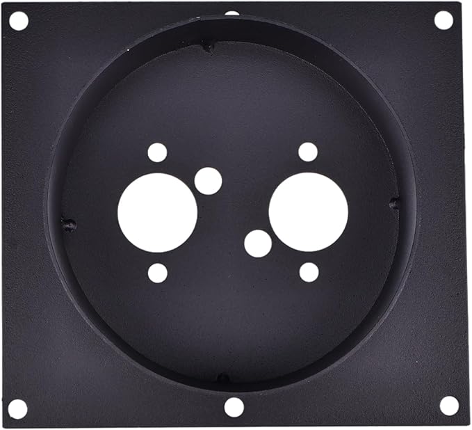 ZTUOAUMA 40mm Universal Stainless Steel Diesel Heater Turret Mount Plate for Eberspacher Webasto Air Heaters and More RV Motorhome Camper Auxiliary Heating Furnace