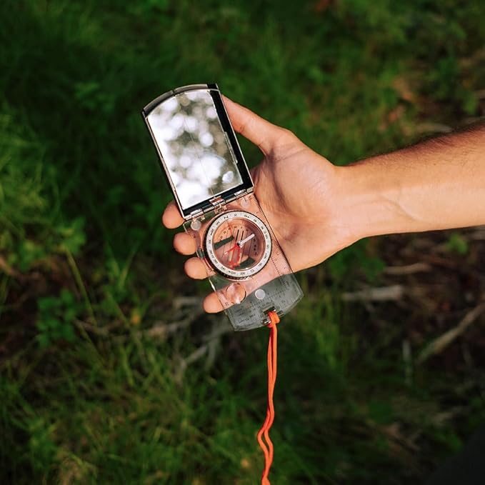 Sun Company ProSight Sighting Map Compass with Adjustable Declination - Lightweight Orienteering Baseplate Compass for Hiking, Backpacking, and Survival Navigation | Professional Grade