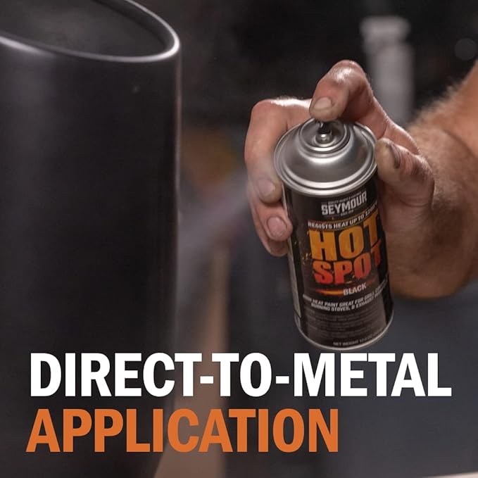 Seymour 16-1201 Hot Spot High Temperature Paints, Aluminium