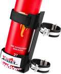 Quick Release UTV Fire Extinguisher Mount Kit Fire Extinguisher Holder Adjustable Roll Bar Fire Extinguishers Mount Bracket for Vehicle Easy Install on 1.75"-2" Roll Cage SXS Polaris RZR Can Am X3
