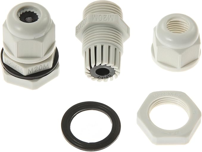 Waterproof ABS Double Cable Entry Gland for Solar Panels,Motorhomes,Caravans,Boats- for All Cable Types 6mm² to 12mm²