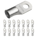 SELTERM 15pcs 2/0 AWG 3/8" Stud UL Marine Grade Battery Terminal Connectors Tinned Copper Battery Cable Lugs 00 Gauge Wire Connectors Electrical Battery Cable Ends Ring Terminals Tinned Copper Lugs