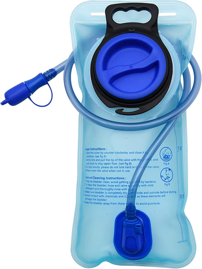 1.5L/2L/2.5L/3L Hydration Bladder, Large Opening Water Storage Bladder Bag, for Cycling Hiking Camping