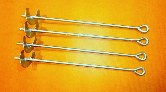 1/2" x 30 w/4" Helix 4 Anchor Set HD GALVANIZED