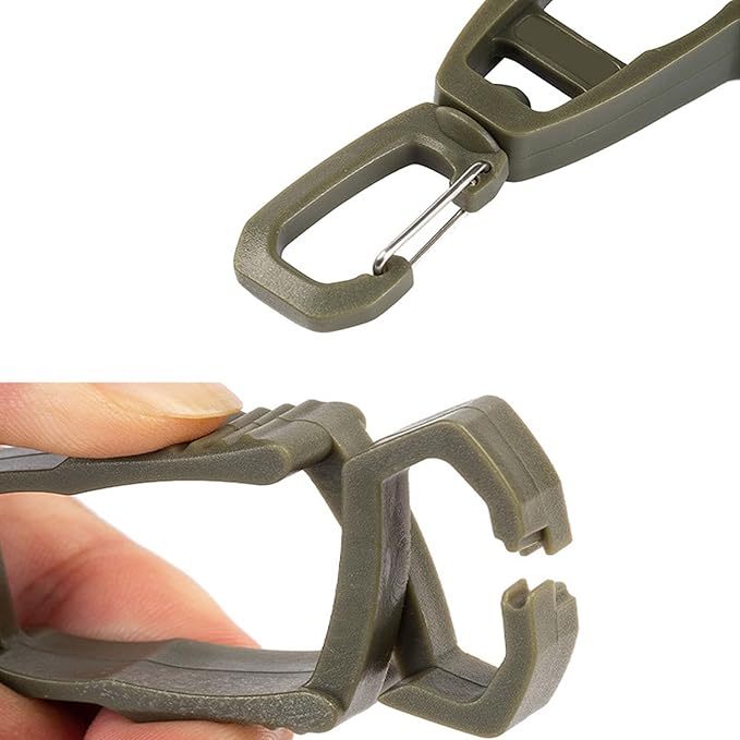 5 in 1 Utility Metal Buckle 1.5 Inch Nylon Tactical Belt with Rigger's Heavy Duty Belt Pad & 3 MOLLE Straps