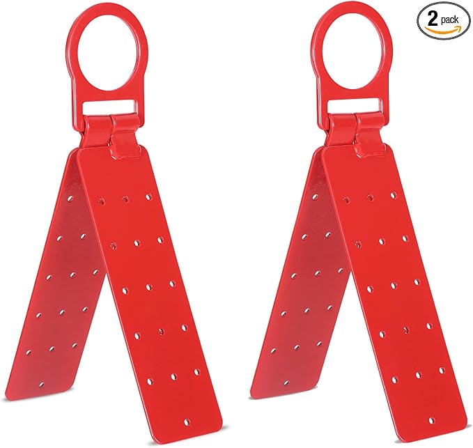 Reusable Roof Anchor, Easy to Install Roof Bracket for Fall Protection, High Stength D-ring with Corrosion Resistant Materials for Roofing Safety 2PCS (2)