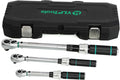 3-Piece Click Torque Wrench Set – 1/4", 3/8", 1/2" Drive, ±3% Accuracy, 72-Tooth Ratchet, Dual-Direction, Chrome Vanadium Steel, Includes Storage Cases
