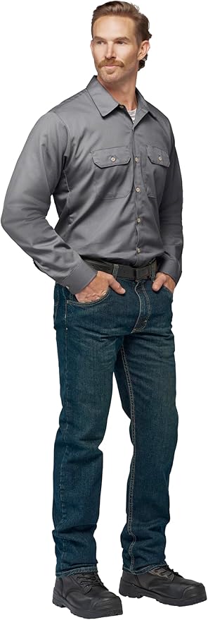 Bulwark FR Unisex Adult Flame Resistant Cotton Work Shirt