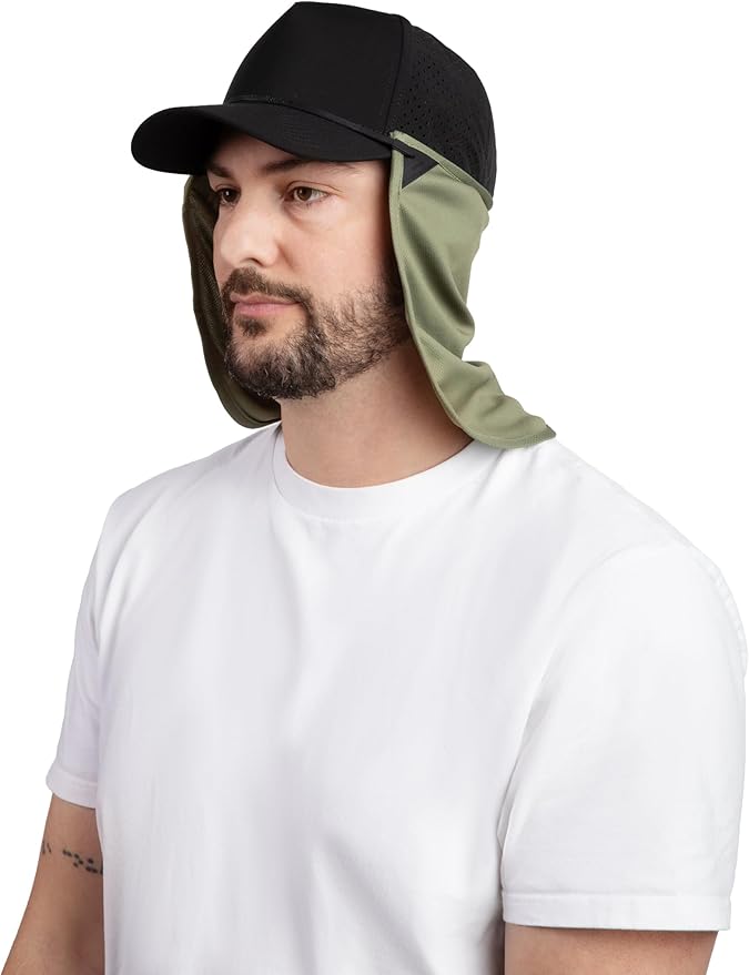 CoolNES - UV Sun Protection Neck Drape Adjustable Multifunctional 2 in 1 Face Covering for Outdoor Fishing - Unisex