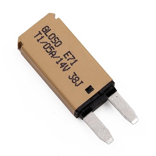 12V 5A Automatic Reset Fuse Circuit Breaker ATM mini Breakers Low Profile Blade Self Resetting Fuses 5 Amp 12 Volt DC for Car Automotive Truck Motors Solar Boat - UL Certified - Pack of 3