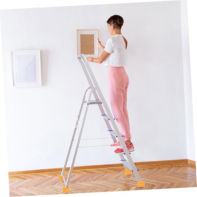 Balacoo 8Pcs Non Slip Rubber Ladder Caps Durable Replacement Feet for Ladder Safety Easy Tool Installation Fits for Enhanced Stability and Grip Rough