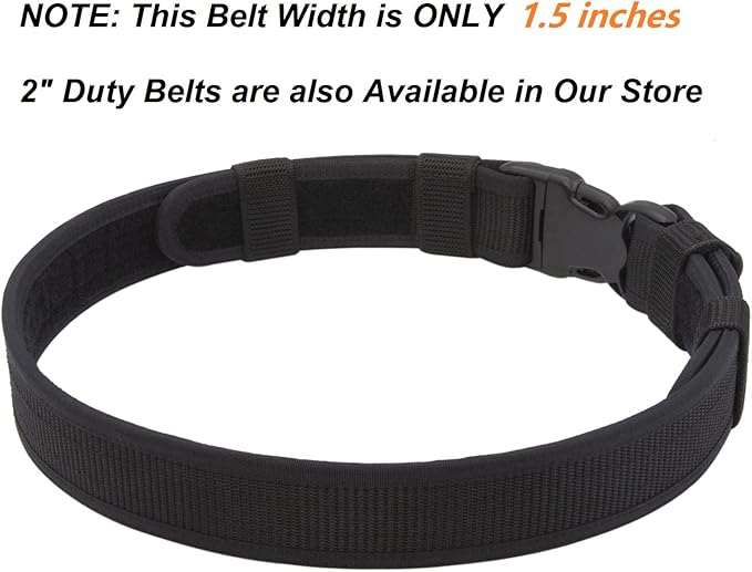 TACNEX Duty Belt 1.5" Law Enforcement Police Security Nylon Utility Work Belts