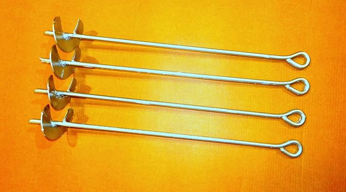 1/2" x 30 w/4" Helix 4 Anchor Set HD GALVANIZED