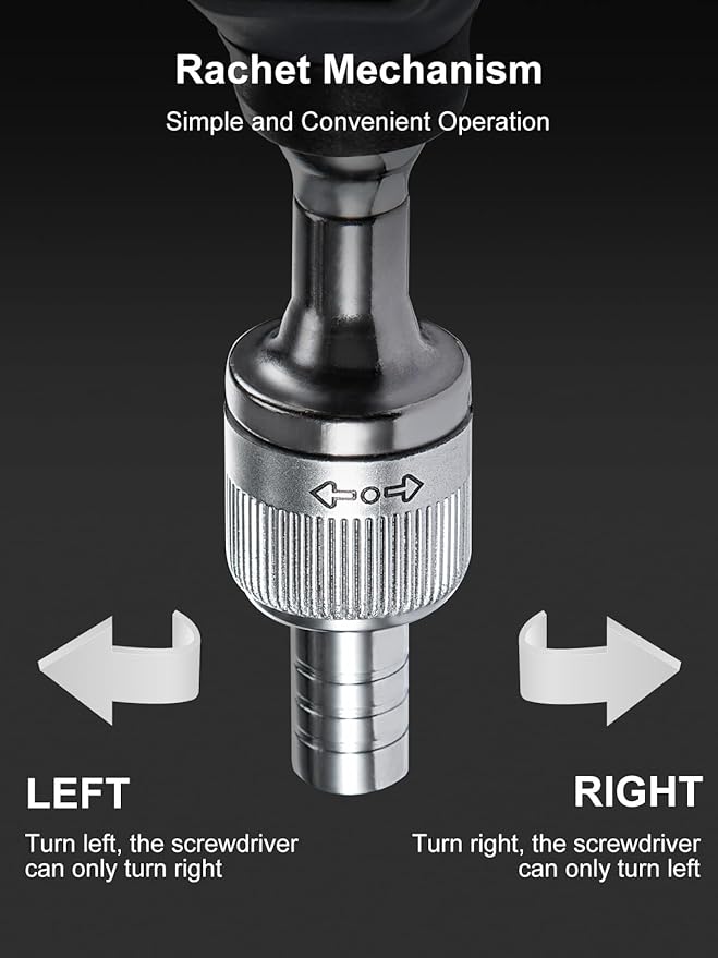 GROWNEER Upgraded Digital Torque Screwdriver, 3.5-70.8 In-lbs/0.4-8 Nm, 1/4'' Drive Inch Pound Rachet Torque Screwdriver Electrician with Buzzer & LED Indicator, Torque Wrench Screwdriver Set
