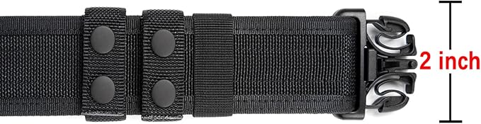LUITON Tactical Duty Belt for Men - 2" Rigger Molle Military Style Combat Battle Belt for Police and Security