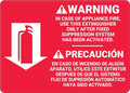 Fire Extinguisher Instruction Warning Bilingual Spanish - Wall Sign Bilingual Signs 8"x12" Metal Sign Danger Warning Man Cave Yard Indoor Or Outdoor