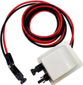 Solar Cable Entry Gland Entry Housing Solar Junction Box Fits for RV,Vehicles, Boats,Camper,Through RV Roof Solar Entry Housing with 10Ft 10AWG Solar Extension Cable(White Entry Gland 3m)