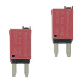 10A DC 12V-32V Manual Reset Circuit Breaker ATM Low Profile T1 Mini Blade Fuses Breakers for Car Trucks Marine Boat RV Solar and More,2 Pack