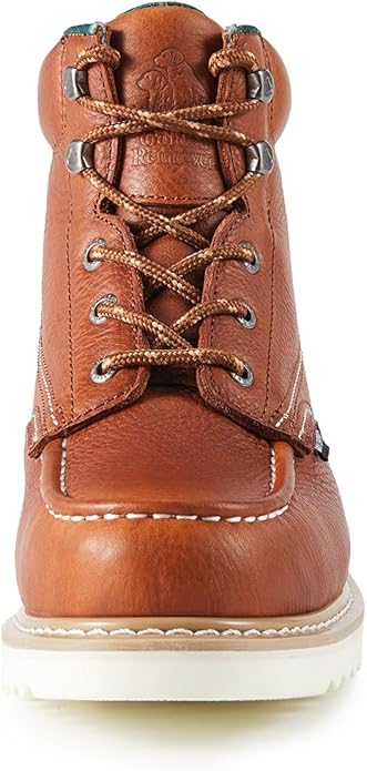 Golden Retriever Work Boots for men Waterproof Comfortable 6" Full Grain Tumbled Leather Welt Slip and Oil-Resistant STEEL/SOFT Toe Construction Boots G6192D_G6158ST_G6282D_G6258ST