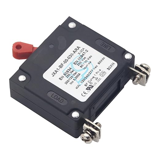 Red Toggle Switch 30 Amp AC/DC Boat Magnetic Circuit Breaker