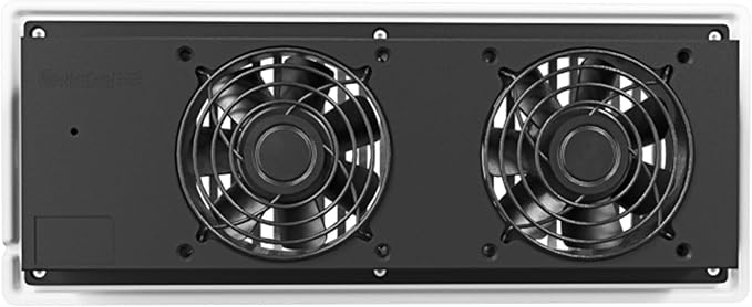 Quietcool Register Booster Fan for 4" x 12" Registers - Smart App Control - Quiet Vent Fan with Auto Thermostat - 10 Speeds