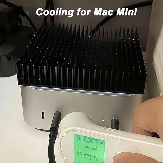 120mm Large Aluminum Heatsink (120x120x20mm / 4.72x4.72x0.79Inch) - Square Cooler for Mac mini Cooler, WiFi Router, Power Supply IC, Graphics Card & Memory Cooling