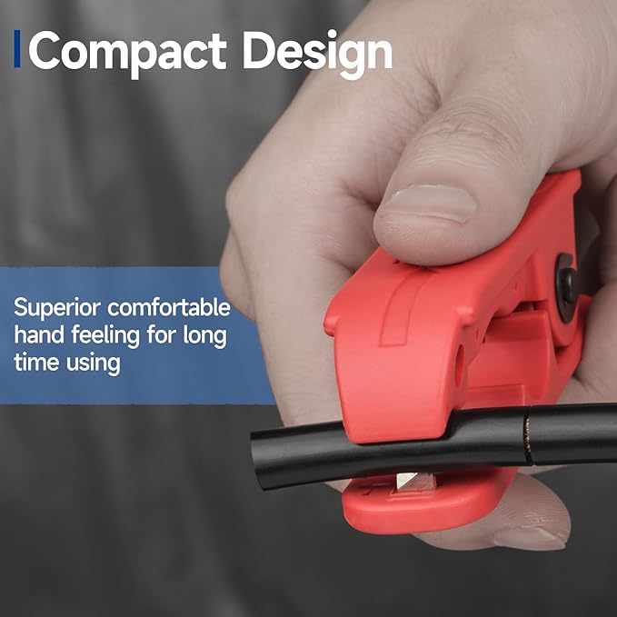 iCrimp Round Cable Stripper for AWG 12 to 4/0, Adjustable Cable Jacket Stripper,Wire Stripping Tool with 2 Spare Blade