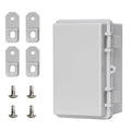 Outdoor Electrical Box Universal ABS Waterproof Junction Box, IP66 Dustproof Outdoor Electrical Box, Durable DIY Enclosure for Wiring Connection and Protection (8.2"x5.1"x4.3")