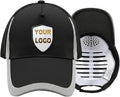 YOWESHOP Reflective Safety Baseball Cap Customize Logo with Removable PE Shell Hi-Vis Safety Work Hat