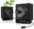 4-Inch Grow Tent Inline Duct Fan, Smart Temperature & Humidity Control, Automatic Ventilation System, for Grow Tents, Mushroom Rooms, Greenhouses (2-Pack)